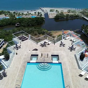 Apto Con Servicio De Playa, Terraza Con Vista 360 Santa Marta (Magdalena)